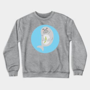 Munching Manatee Crewneck Sweatshirt